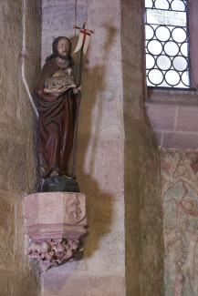 Tour Evangelische Kirche, Statue Jesus