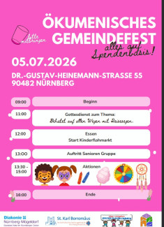 Plakat Gemeindefest 2026