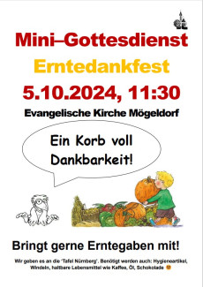25 Entedankgottesdienst